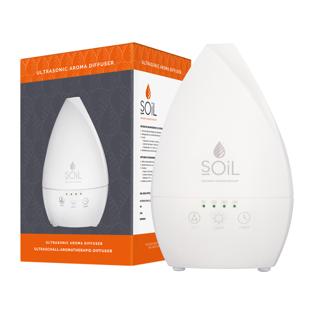 Ultrasonic Aroma Diffuser Ultrasonic Aroma Diffuser – White / Black